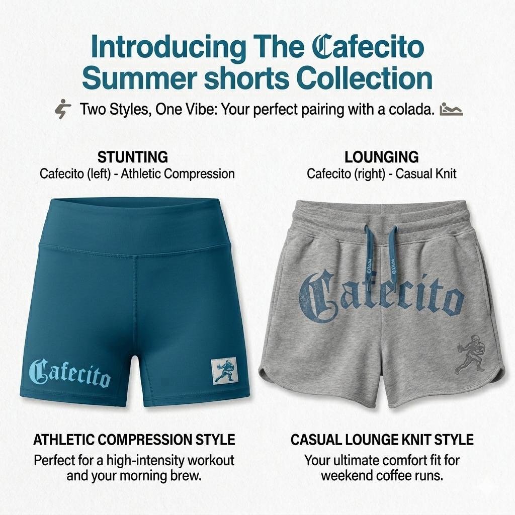 Cafecito Summer Shorts Collection